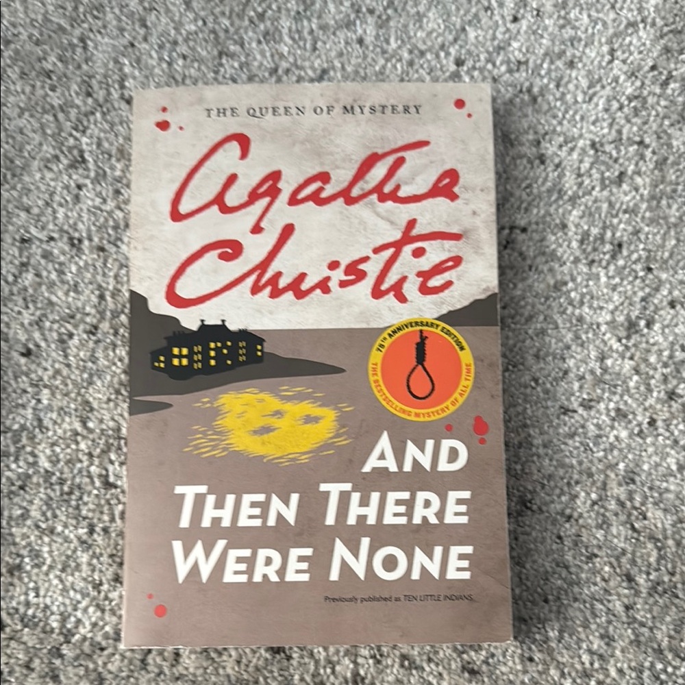 Agatha Christie 'And Then There Were None' Book